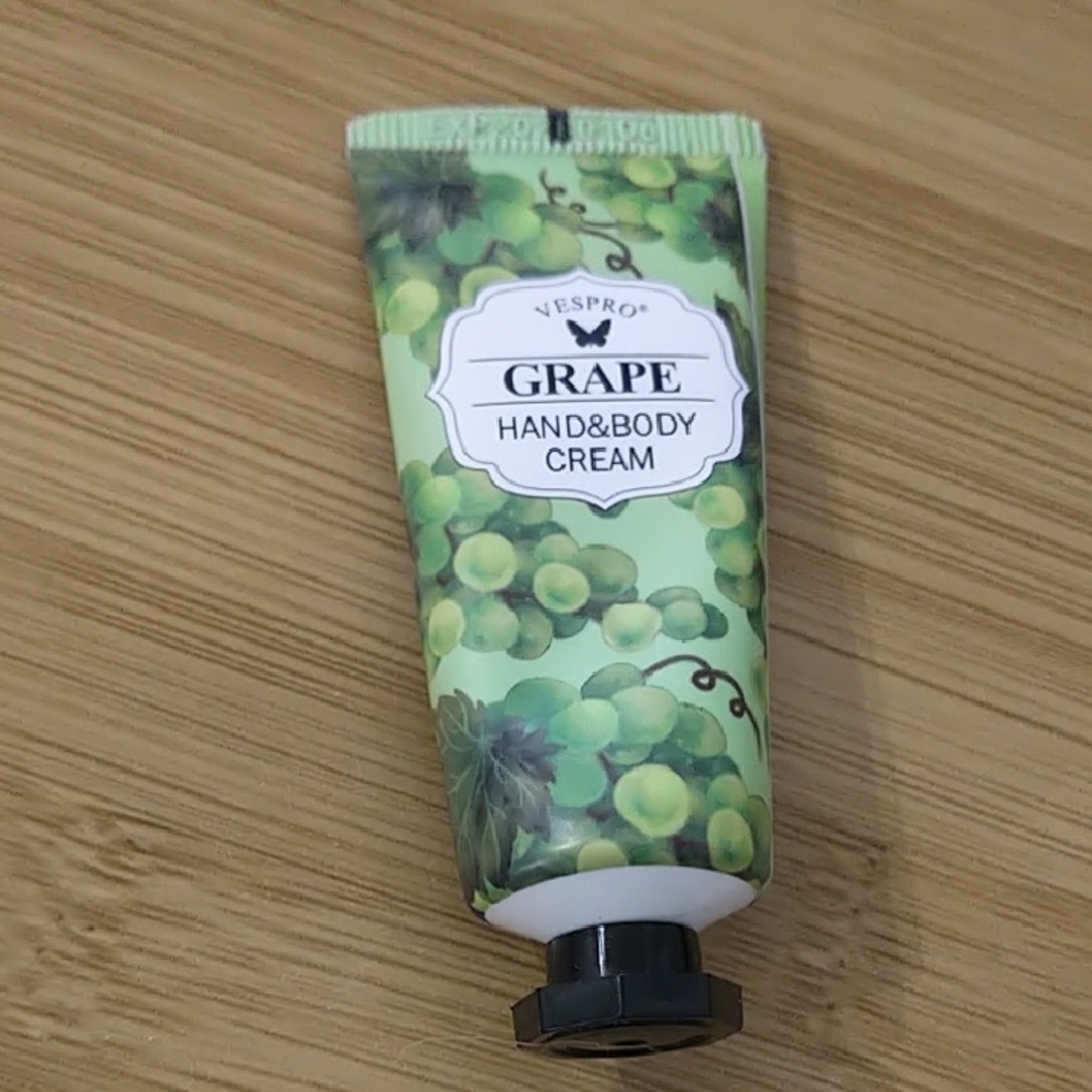 Vespro Grape Hand & Body Cream — Green And Purple Tube